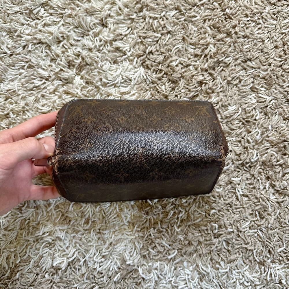 Authentic Vintage Louis Vuitton Brown Monogram Zippy Wallet Long Purse LV Canvas - Picture 6 of 13